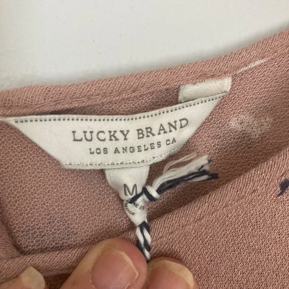 Lucky Brand Floral Smock Tunic Top size Medium - Picture 4 of 9